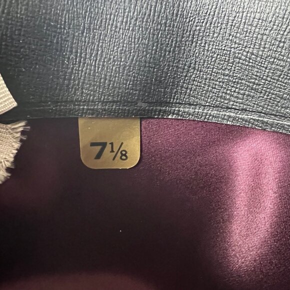 Vintage KNOX Premier Men's Fedora Black Hat with Original Box, Size 7 1/8, EUC! - Picture 6 of 16